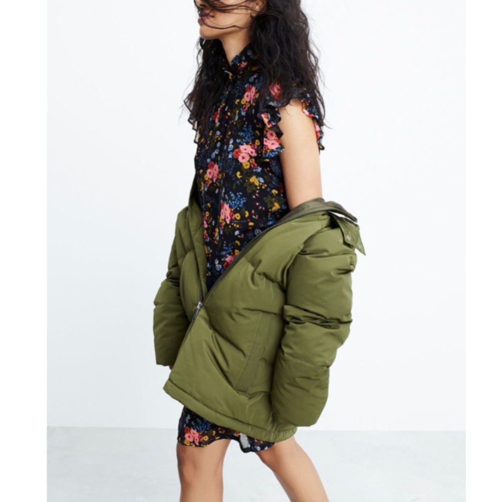 No.6 Store x Madewell beacon silk dress